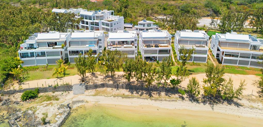 beachfront apartment rental mauritius